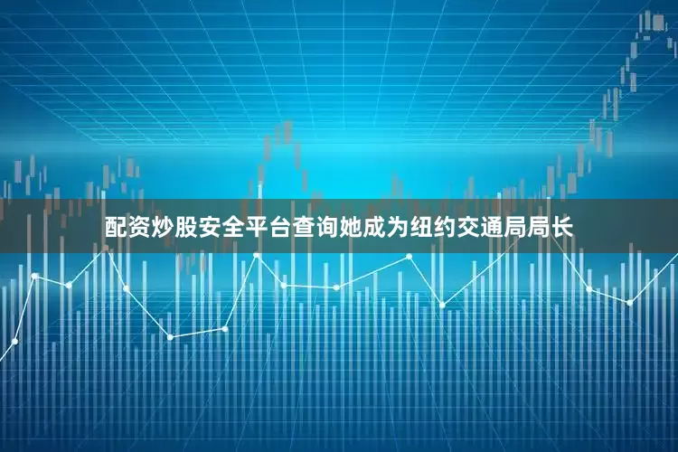 配资炒股安全平台查询她成为纽约交通局局长